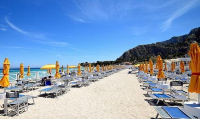 Appartavilla Virginia Mondello Eksteriør bilde